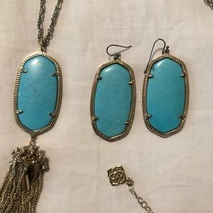Turquoise Kendra Scott set